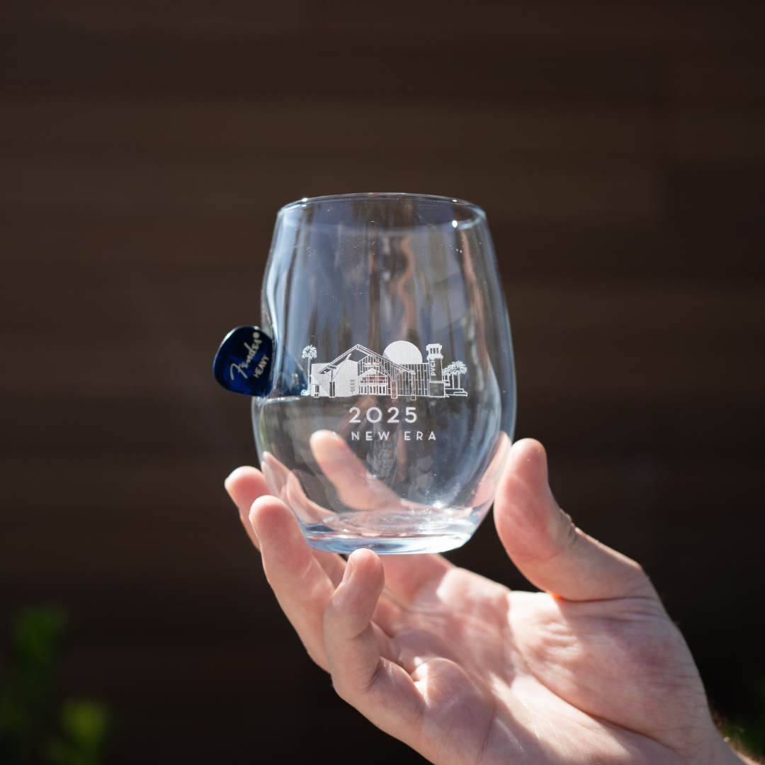 Wine Glass with Fender Pick (New Era)