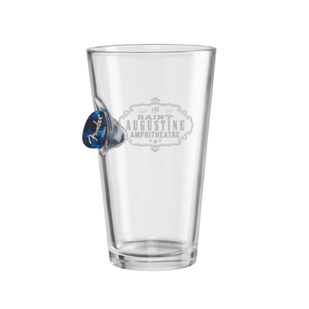 Guitar Pick Pint Glass