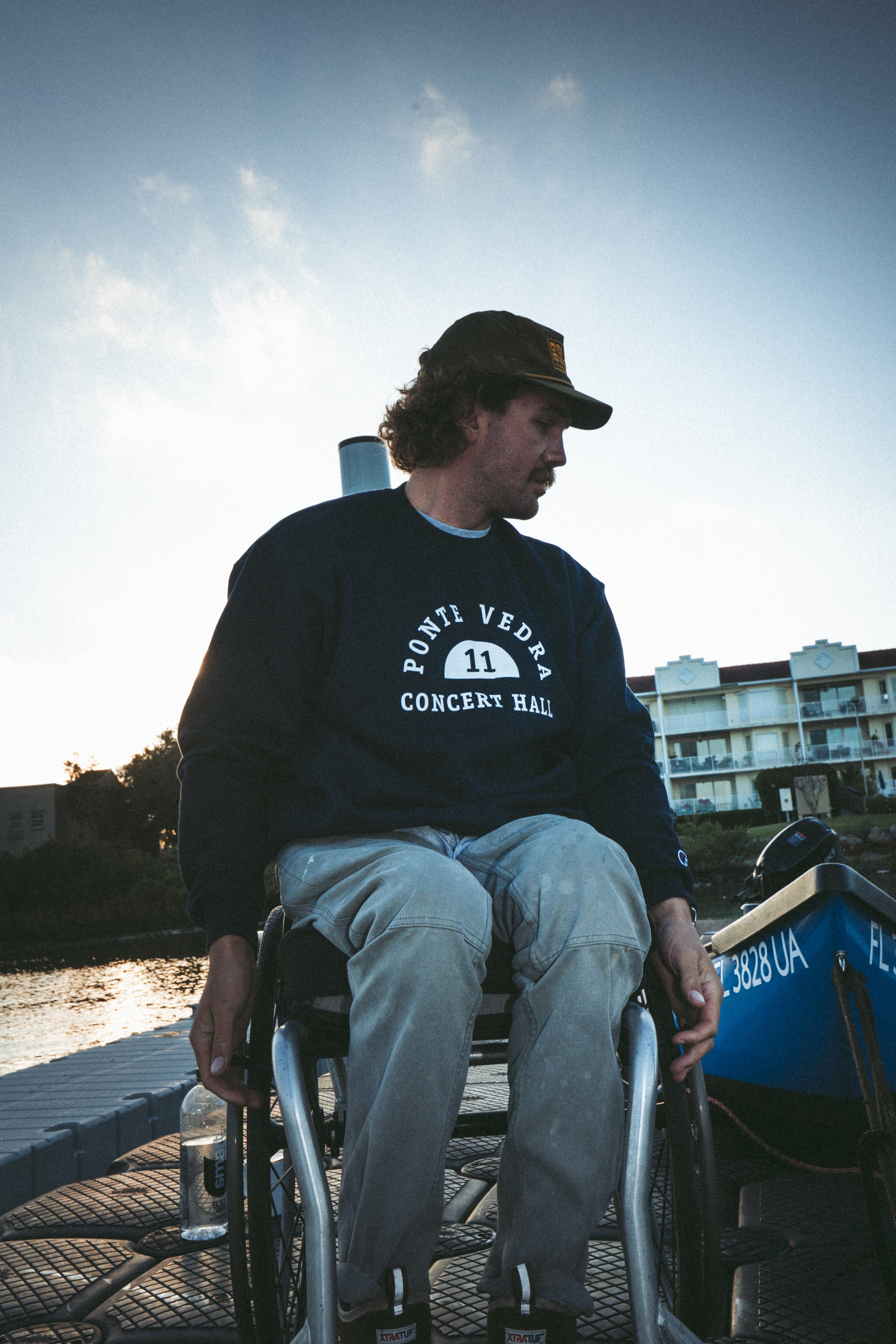 Collegiate Crew - Navy & White