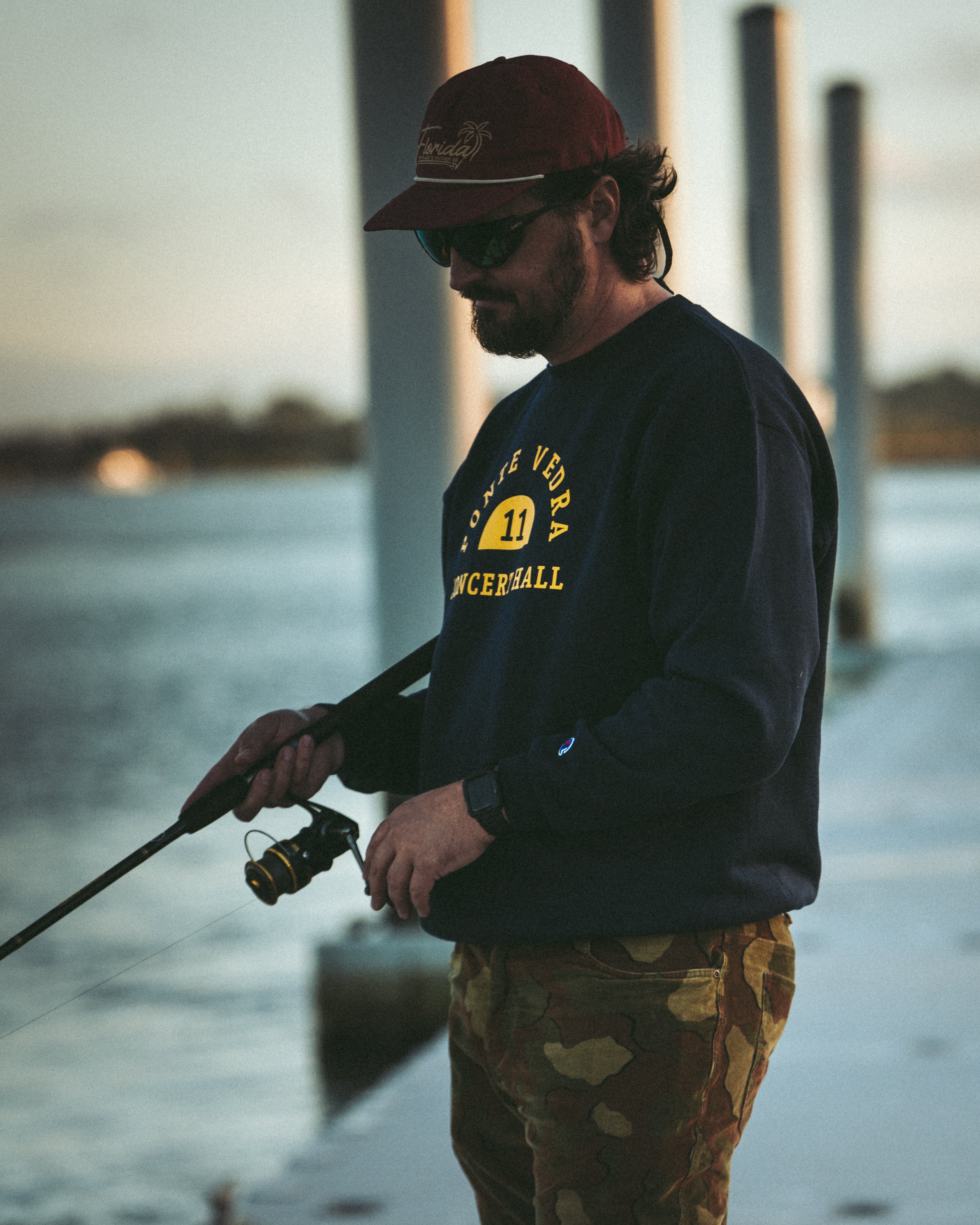 Collegiate Crew - Navy & Yellow