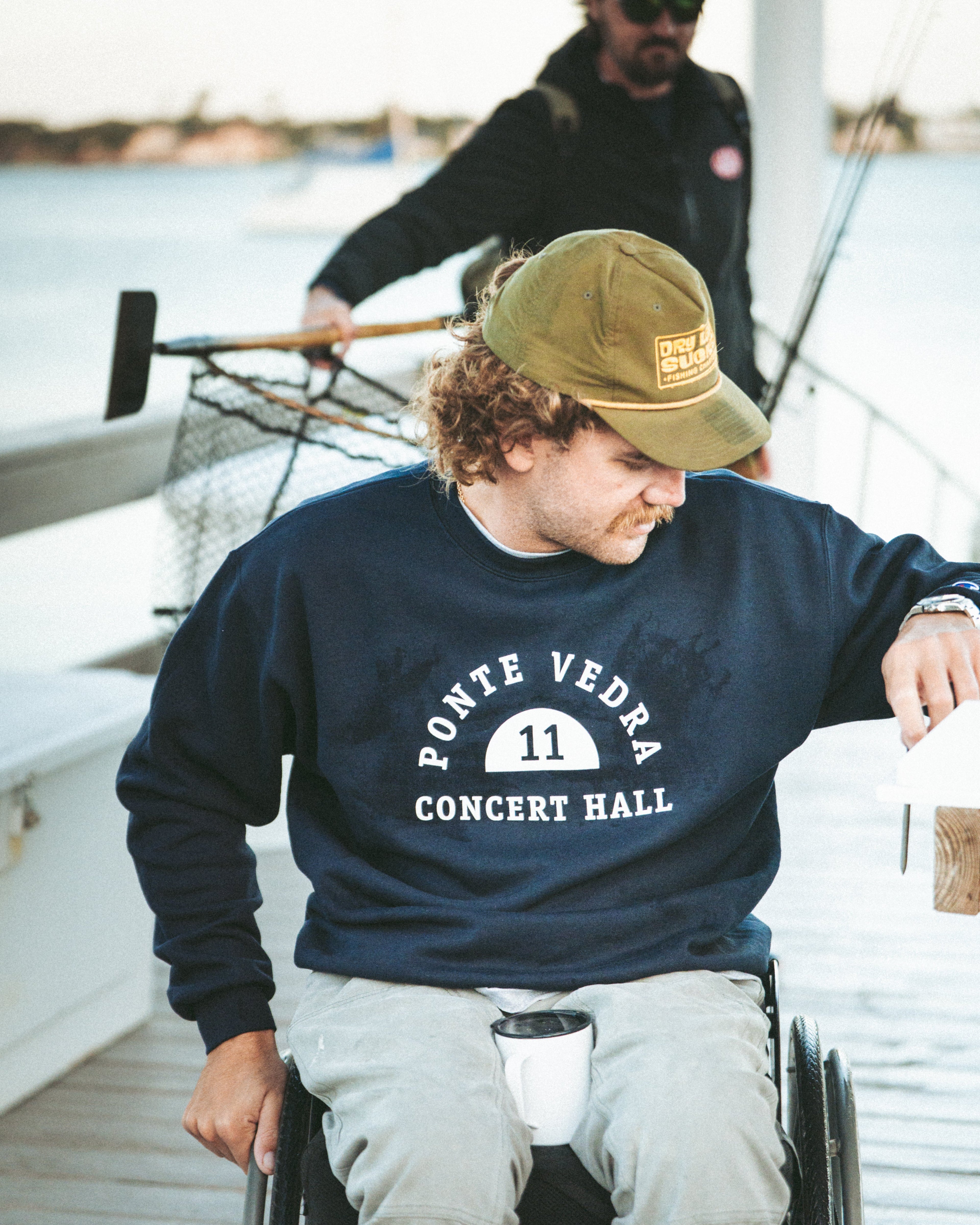 Collegiate Crew - Navy & White