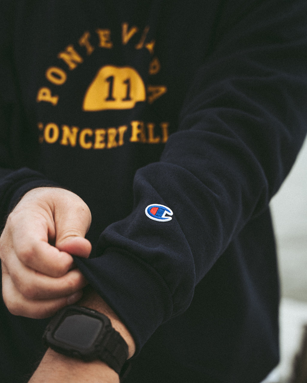 Collegiate Crew - Navy & Yellow
