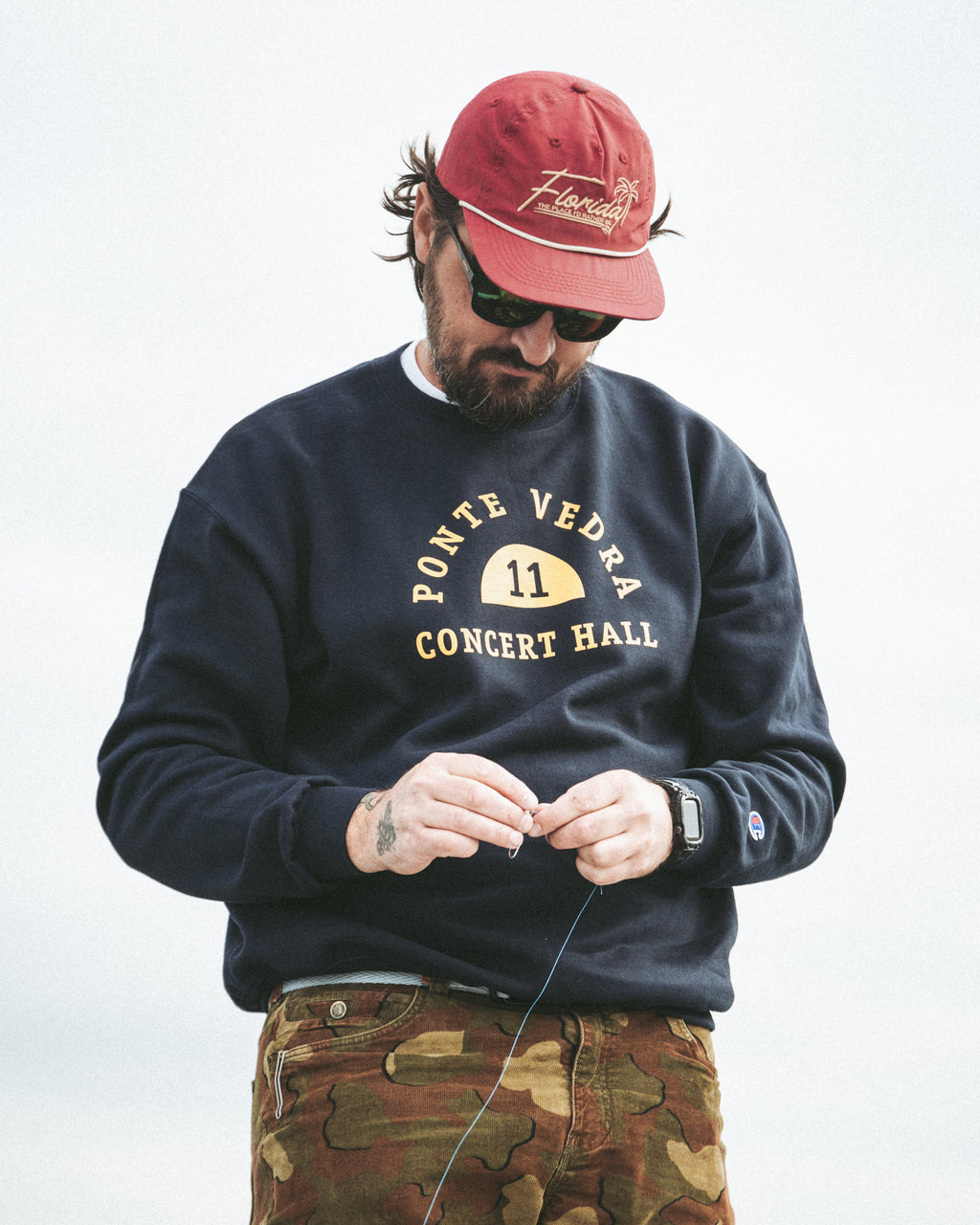 Collegiate Crew - Navy & Yellow
