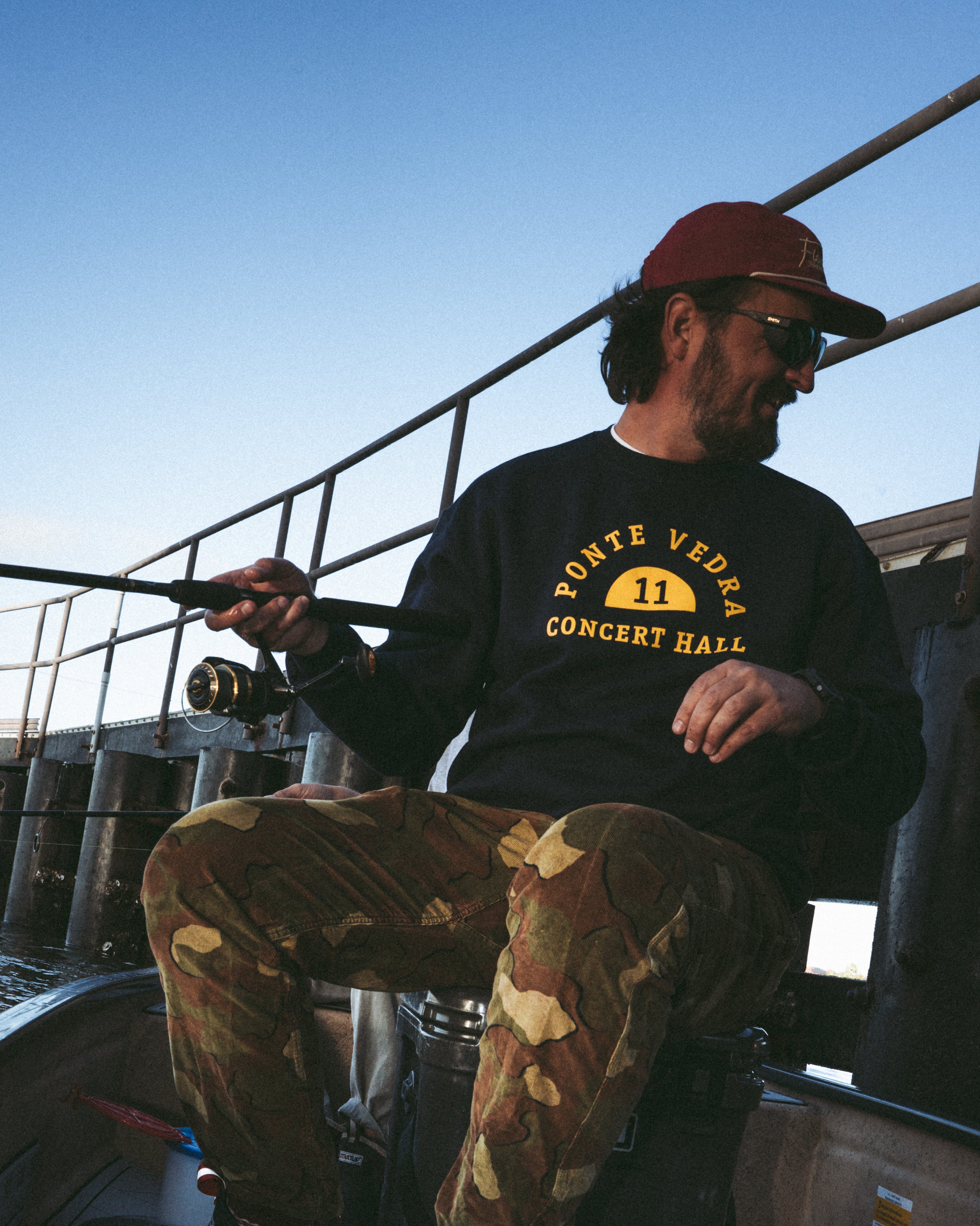 Collegiate Crew - Navy & Yellow
