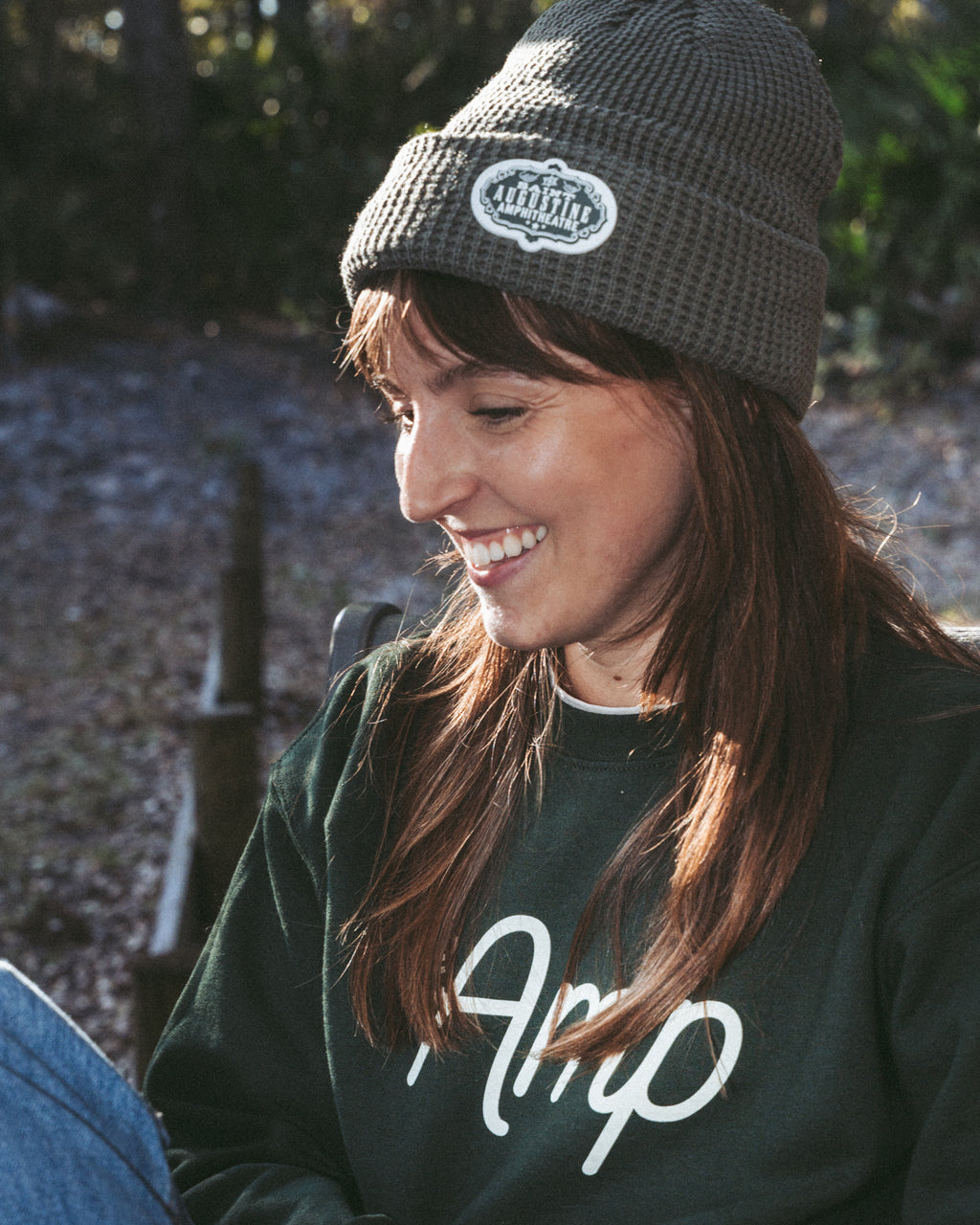 Snowbird Waffle Beanie - Sage