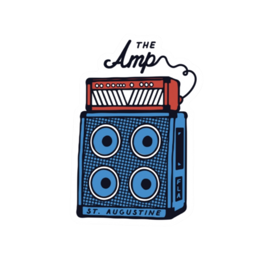 AMP Cord Design Vinyl Sticker