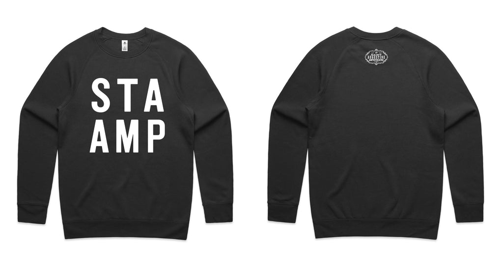 STA AMP Crewneck Sweater - Black