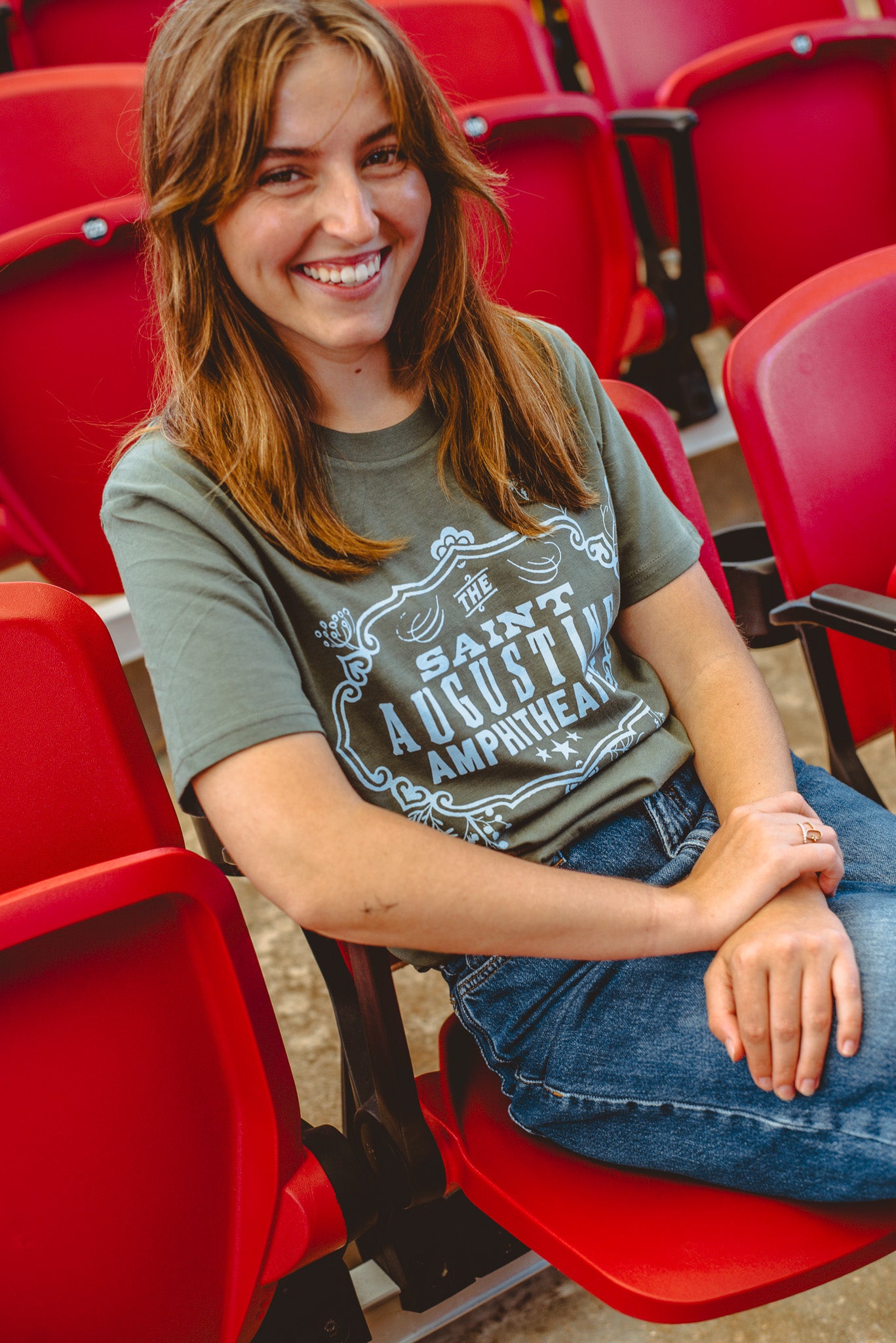 Heritage Floral Design T-Shirt - Cypress