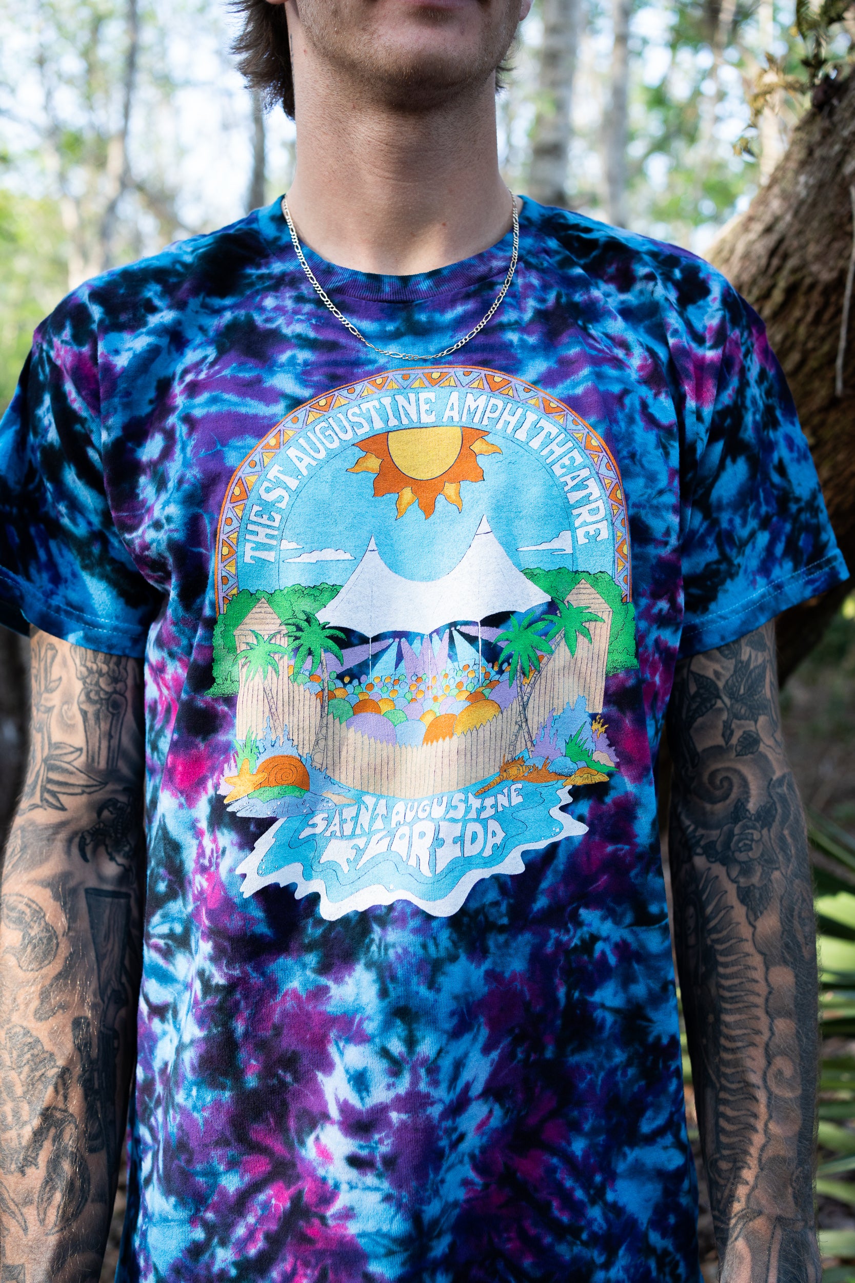 Tie Dye Amp T-Shirt