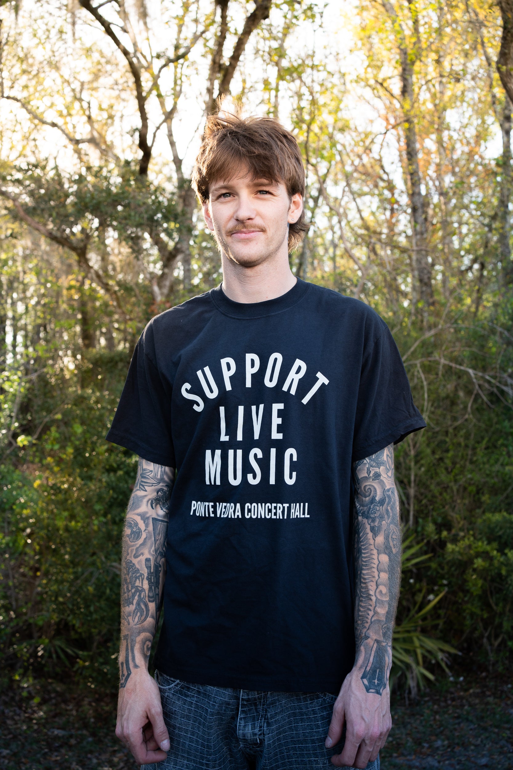 Support Live Music PVCH Tee