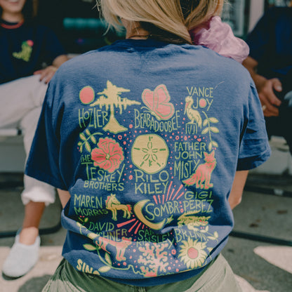 Live Wildly Showcase Lineup Tee