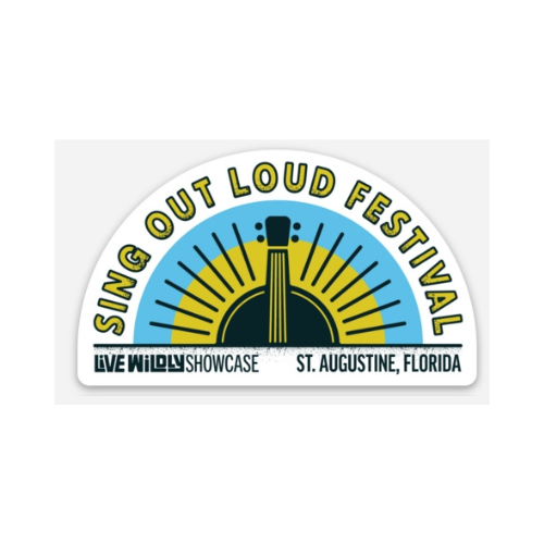 Sing Out Loud 2025 Festival Sticker
