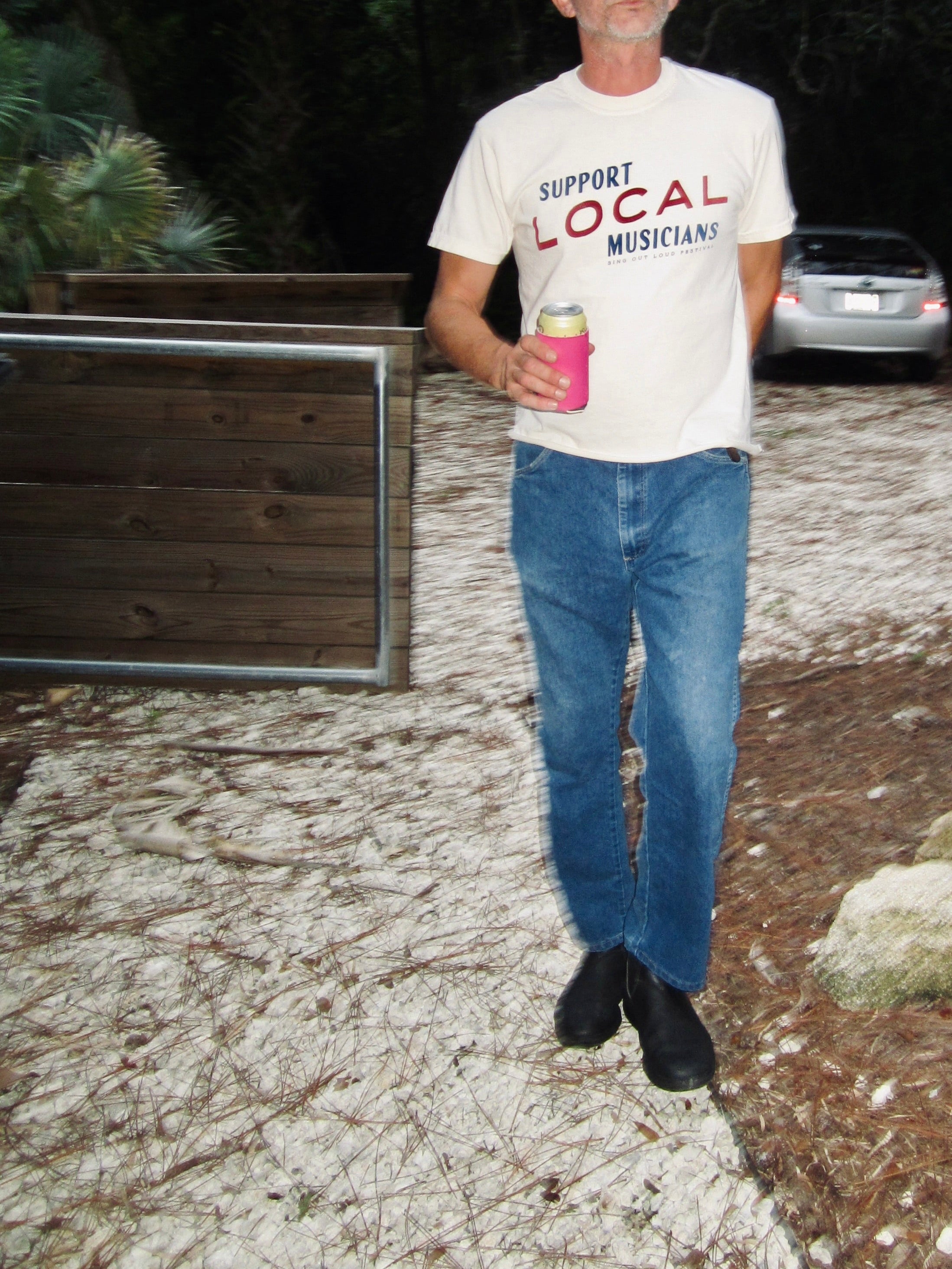 Support Local Musicians Tee - Ivory