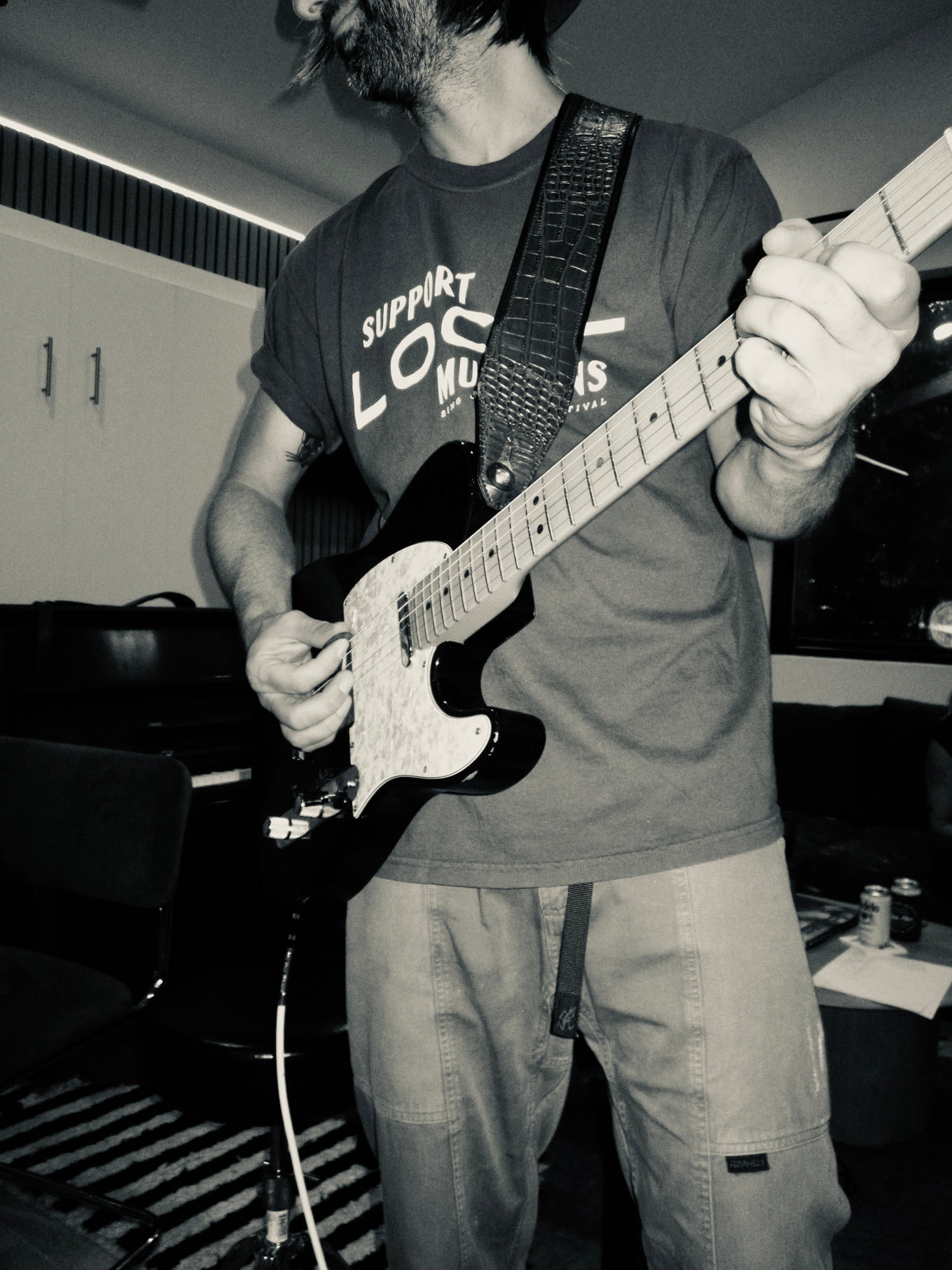 Support Local Musicians Tee - Graphite
