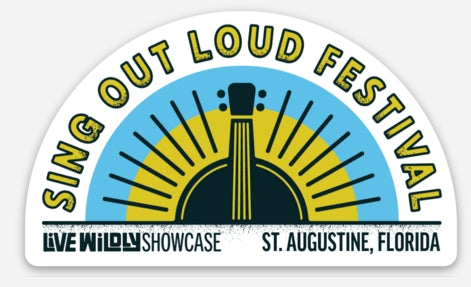 Sing Out Loud 2025 Festival Sticker