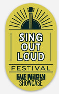 Sing Out Loud 2025 Oblong Festival Sticker