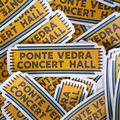 Ponte Vedra Concert Hall Vinyl Sticker (Logo)