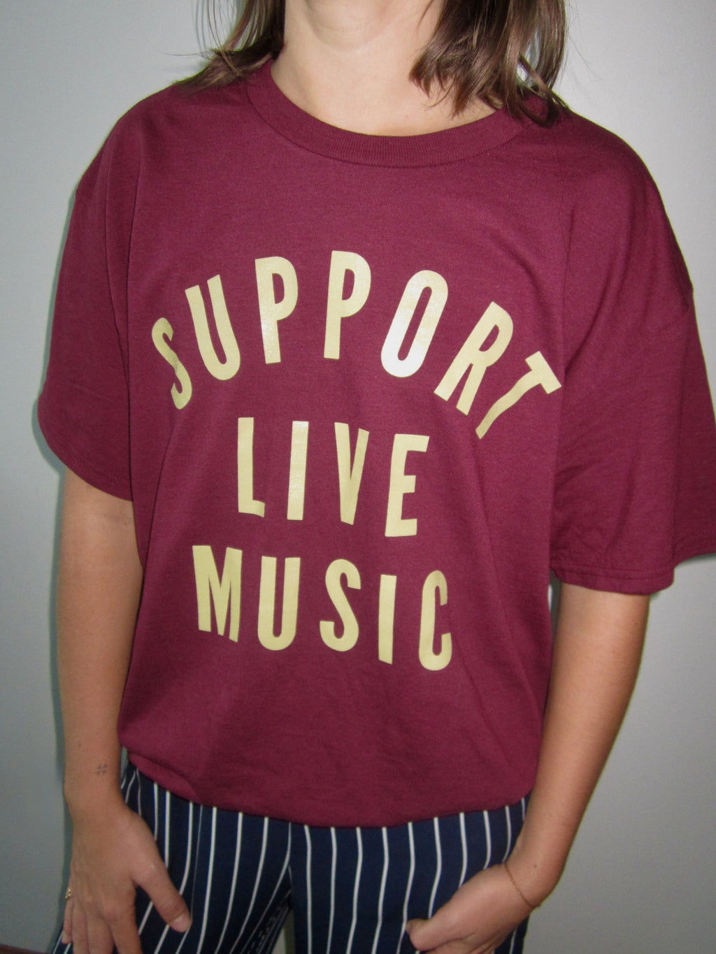 Support Live Music Tee - St. Augustine Yellow Jackets