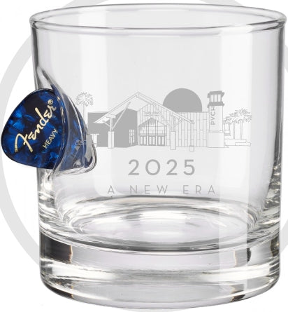 Rocks Glass with Fender Pick (New Era)